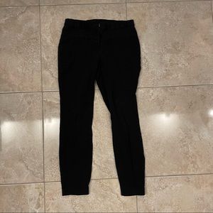 Black work cropped pant